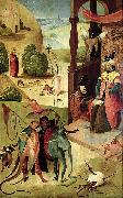 Heronymus Bosch Saint James and the magician Hermogenes oil painting artist